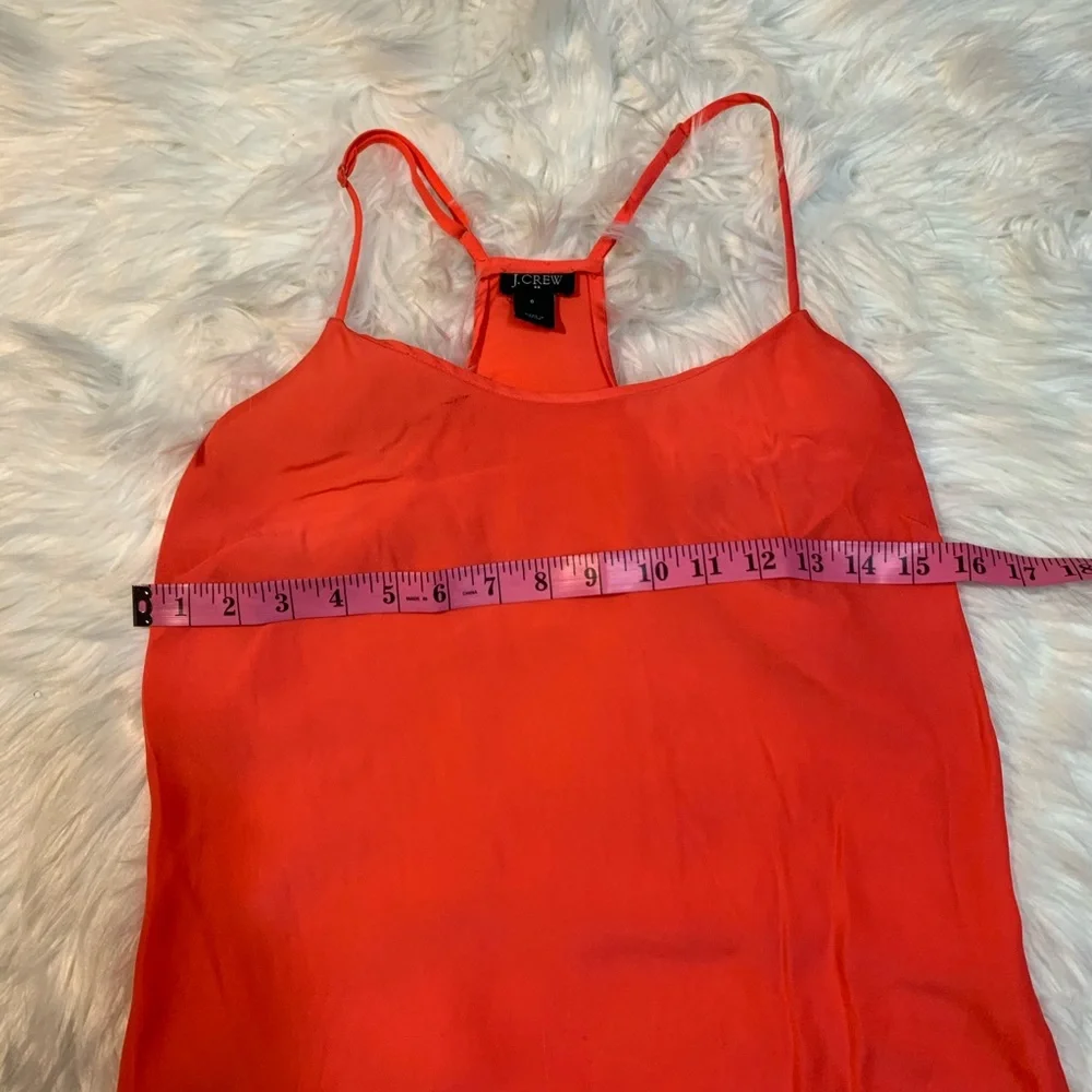 J Crew Coral tank Top size 0
